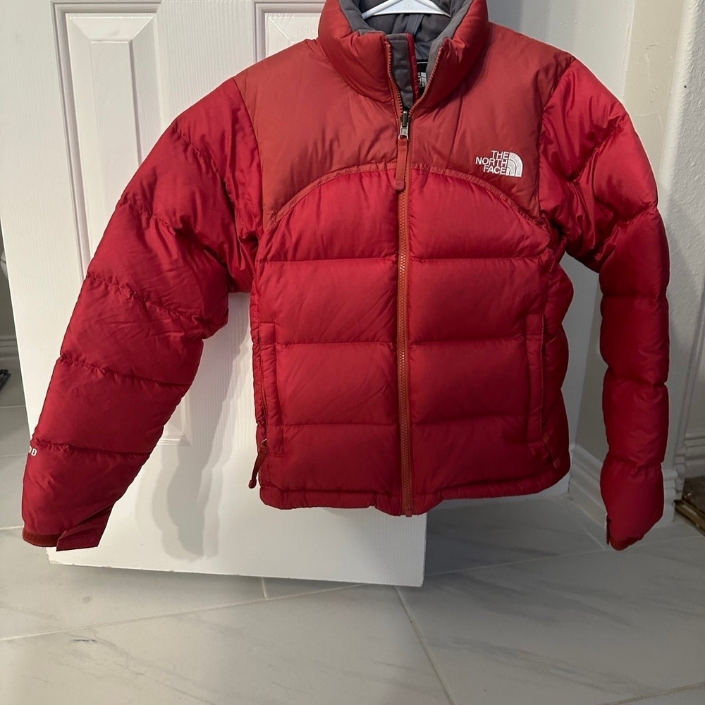 Women's North Face 700 Red Puffer Jacket